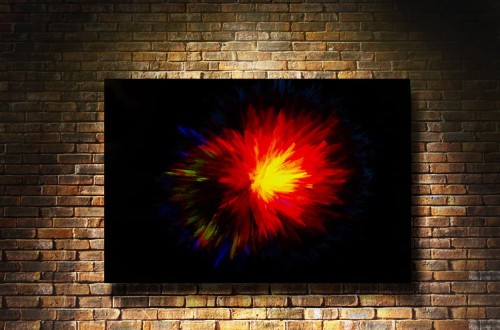 Color Boom 600W Panel grzewczy na podczerwień z nadrukiem + termostat gratis