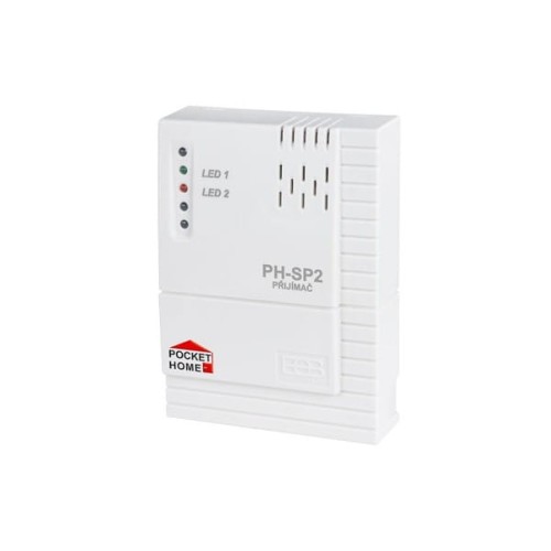 Odbiornik na tynkowy PH-SP2 do PH-BSP - inteligentny dom to nowoczesny odbiornik na gniazdo, który włącza urządzenia elektryczne na podstawie poleceń wydanych przez jednostkę centralną PH-BSP