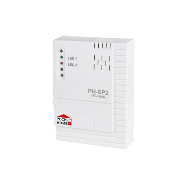 Odbiornik na tynkowy PH-SP2 do PH-BSP - inteligentny dom to nowoczesny odbiornik na gniazdo, który włącza urządzenia elektryczne na podstawie poleceń wydanych przez jednostkę centralną PH-BSP