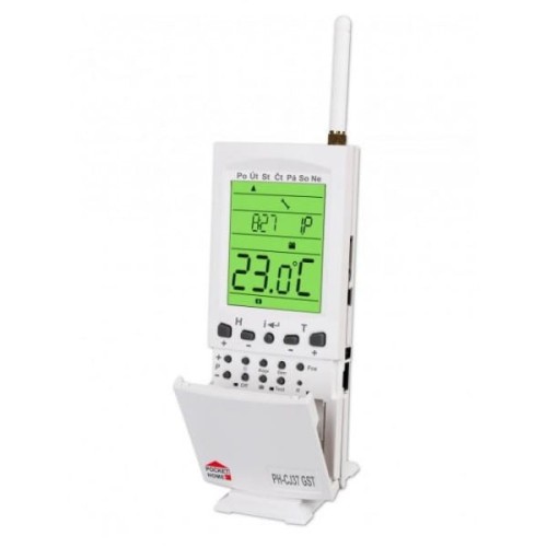 Jednostka centralna z modułem GST PH-CJ37-GST to centralka inteligentnego domu z wbudowanym modułem Bluetooth oraz GSM, umożliwiająca sterowanie ogrzewaniem z wykorzystaniem dedykowanej aplikacji.