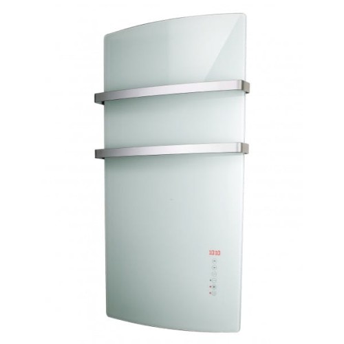 DEVA Białe Szkło - grzejnik łazienkowy elektryczny na podczerwień 1500W
