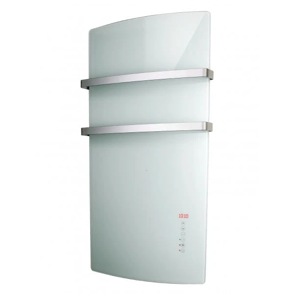 DEVA Białe Szkło - grzejnik łazienkowy elektryczny na podczerwień 1500W