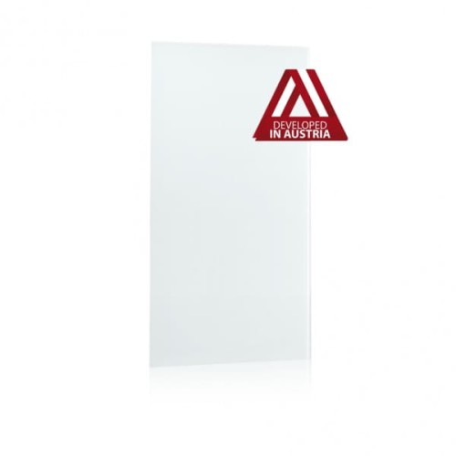 Inf białe szkło - Panel na podczerwień Białe szkło o mocy 800W