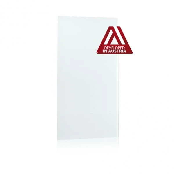 Inf białe szkło - Panel na podczerwień Białe szkło o mocy 800W