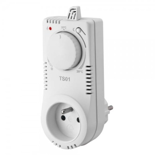 Termostat gniazdkowy TS01-front