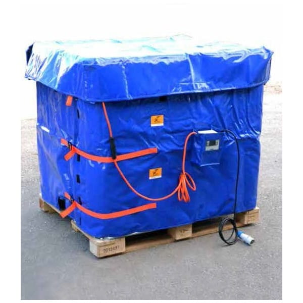 1700W Płaszcz grzewczy do paletopojemników IBC o pojemności 1000L + termostat T602.A
